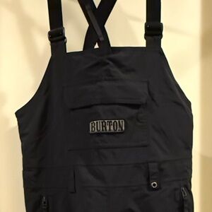 Burton Kids Black Dry Ride Snow Bib - Large (14/16)